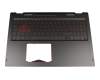 460.0CS09.0001 Original Acer Tastatur inkl. Topcase DE (deutsch) schwarz/schwarz mit Backlight