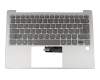 Tastatur inkl. Topcase DE (deutsch) grau/silber mit Backlight original für Lenovo Yoga S730-13IWL (81J0001XGE)