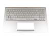 0KNB0-563QGE00 Original Asus Tastatur inkl. Topcase DE (deutsch) silber/silber mit Backlight