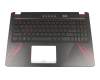90NB0IX1-R30100 Original Asus Tastatur inkl. Topcase DE (deutsch) schwarz/schwarz mit Backlight