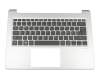 Tastatur inkl. Topcase DE (deutsch) schwarz/silber original für Acer Swift 1 (SF113-31)