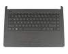 Tastatur inkl. Topcase DE (deutsch) schwarz/schwarz mesh original für HP 14-BW066nr (1KU87UA)