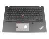 02HM285 Original Lenovo Tastatur inkl. Topcase DE (deutsch) schwarz/schwarz mit Backlight und Mouse-Stick