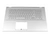 90NB0PI1-R31GE0 Original Asus Tastatur inkl. Topcase DE (deutsch) silber/silber