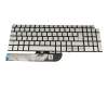 V1RFC Original Dell Tastatur DE (deutsch) silber mit Backlight