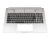 957-17G12E-C23 Original MSI Tastatur inkl. Topcase DE (deutsch) schwarz/silber mit Backlight