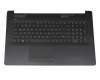 L48409-041 Original HP Tastatur inkl. Topcase DE (deutsch) schwarz/schwarz (DVD) (Optik: Rautemuster)