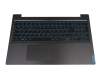 Tastatur inkl. Topcase DE (deutsch) schwarz/blau/schwarz mit Backlight original für Lenovo IdeaPad L340-15IRH (81LK)