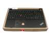 5M10W64625 Original Lenovo Tastatur inkl. Topcase DE (deutsch) schwarz/schwarz mit Backlight und Mouse-Stick