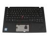 Tastatur inkl. Topcase ES (spanisch) schwarz/schwarz mit Backlight und Mouse-Stick original für Lenovo ThinkPad X1 Carbon 6th Gen (20KH/20KG)