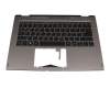 6B.H62N1.008 Original Acer Tastatur inkl. Topcase DE (deutsch) schwarz/grau mit Backlight
