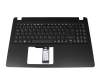 Tastatur inkl. Topcase DE (deutsch) schwarz/schwarz original für Acer Extensa 215 (EX215-51G)