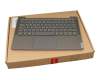 5CB0U44087 Original Lenovo Tastatur inkl. Topcase DE (deutsch) grau/grau mit Backlight