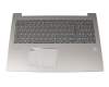 Tastatur inkl. Topcase DE (deutsch) grau/silber mit Backlight original für Lenovo IdeaPad 520-15IKB (80YL00QEGE)