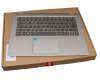 5CB0R08674 Original Lenovo Tastatur inkl. Topcase DE (deutsch) grau/silber mit Backlight