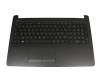 Tastatur inkl. Topcase FR (französisch) schwarz/schwarz original für HP 15-bw000