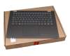 Tastatur inkl. Topcase DE (deutsch) grau/grau mit Backlight original für Lenovo Yoga 530-14ARR (81H90028GE)