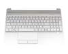 L52155-041 Original HP Tastatur inkl. Topcase DE (deutsch) silber/silber