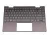 Tastatur inkl. Topcase DE (deutsch) schwarz/schwarz mit Backlight original für HP Envy x360 13-ay1