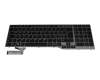 Tastatur CH (schweiz) schwarz mit Backlight original für Fujitsu LifeBook E753 (M55A1DE)