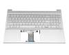 M14598-041 Original HP Tastatur inkl. Topcase DE (deutsch) silber/silber mit Backlight