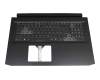 6B.QCHN2.014 Original Acer Tastatur inkl. Topcase DE (deutsch) schwarz/schwarz mit Backlight