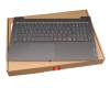 Tastatur inkl. Topcase DE (deutsch) grau/grau mit Backlight original für Lenovo IdeaPad 5-15ARE05 (81YQ)