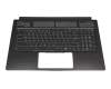 NSK-FCBBN 2G Original Darfon Tastatur inkl. Topcase DE (deutsch) schwarz/schwarz mit Backlight