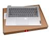 5CB1C04869 Original Lenovo Tastatur inkl. Topcase DE (deutsch) grau/silber mit Backlight