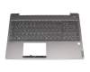 5CB0U42543 Original Lenovo Tastatur inkl. Topcase DE (deutsch) grau/grau mit Backlight