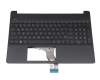Tastatur DE (deutsch) schwarz original für HP 15s-eq2000