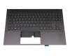 M00666-041 Original HP Tastatur inkl. Topcase DE (deutsch) schwarz/schwarz mit Backlight (Mica Silver Aluminium)