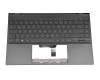 90NB0QX0-R30GE0 Original Asus Tastatur inkl. Topcase DE (deutsch) grau/schwarz