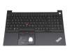Tastatur inkl. Topcase DE (deutsch) schwarz/schwarz mit Backlight und Mouse-Stick original für Lenovo ThinkPad E15 Gen 2 (20TD/20TE)