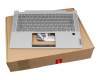 Tastatur inkl. Topcase DE (deutsch) dunkelgrau/grau mit Backlight original für Lenovo IdeaPad Flex 5-14ARE05 (81X2)