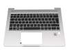 Tastatur inkl. Topcase DE (deutsch) schwarz/silber mit Backlight original für HP ProBook 430 G6 (5TL35ES)
