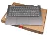 Tastatur inkl. Topcase CH (schweiz) grau/grau mit Backlight original für Lenovo Yoga C740-14IML (81TC)
