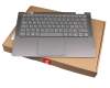 5CB0U43946 Original Lenovo Tastatur inkl. Topcase CH (schweiz) grau/grau mit Backlight