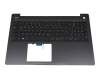 Tastatur inkl. Topcase DE (deutsch) schwarz/schwarz mit Backlight original für Dell G3 15 (3579)