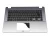 90NB0I12-R30GE0 Original Asus Tastatur inkl. Topcase DE (deutsch) schwarz/silber