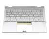 M01287-041 Original HP Tastatur inkl. Topcase DE (deutsch) silber/silber mit Backlight