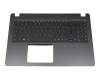 Tastatur inkl. Topcase DE (deutsch) schwarz/schwarz mit Backlight original für Acer Aspire 5 (A515-43)