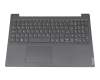 Tastatur inkl. Topcase DE (deutsch) grau/grau original für Lenovo V15-IGL (82C3)