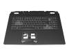 6B.QFWN2.014 Original Acer Tastatur inkl. Topcase DE (deutsch) schwarz/weiß/schwarz mit Backlight