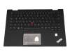 Tastatur inkl. Topcase DE (deutsch) schwarz/schwarz mit Backlight und Mouse-Stick original für Lenovo ThinkPad X1 Yoga 2nd Gen (20JD0050GE)