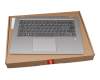 5CB0R08780 Original Lenovo Tastatur inkl. Topcase CH (schweiz) grau/silber mit Backlight