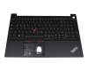 5M11C43773 Original Lenovo Tastatur inkl. Topcase DE (deutsch) schwarz/schwarz mit Backlight und Mouse-Stick