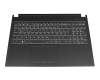 40080983 Original Medion Tastatur inkl. Topcase DE (deutsch) schwarz/schwarz mit Backlight