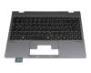 40083862 Original Medion Tastatur inkl. Topcase DE (deutsch) schwarz/grau mit Backlight