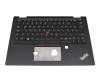 Tastatur inkl. Topcase DE (deutsch) schwarz/schwarz mit Backlight und Mouse-Stick original für Lenovo ThinkPad X13 Yoga (20SY/20SX)